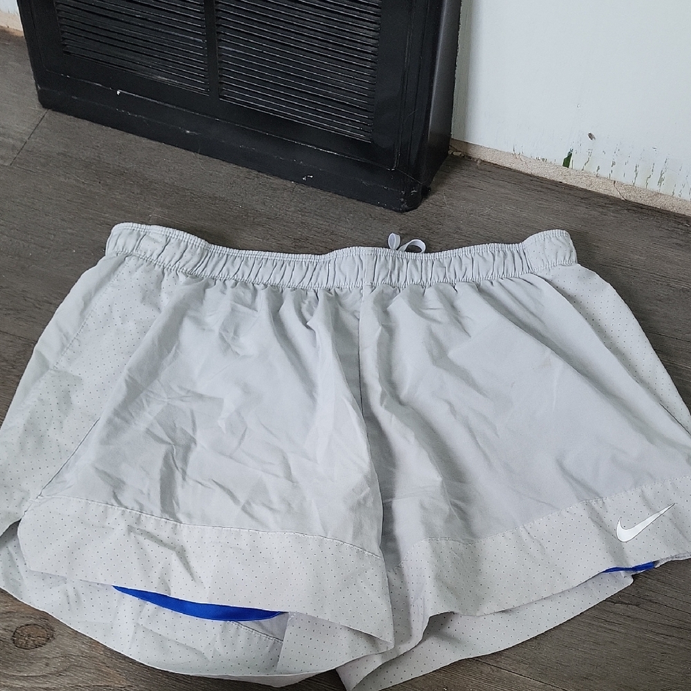 Nike Light Gray Running Shorts